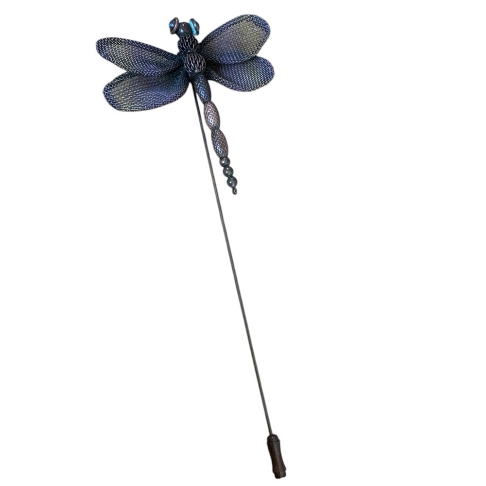 “Rare Sarah Cavender Metalworks artisan dragonfly brooch/pin. Statement designer